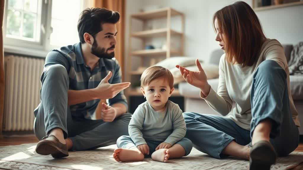 مدیریت تعارضات والدین در حضور فرزندان